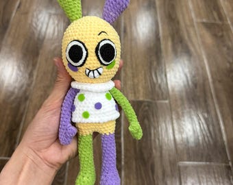 Peluche Looey de ganchillo hecho a mano / Personaje de dibujos animados colorido / Juguete amigurumi / Varios personajes