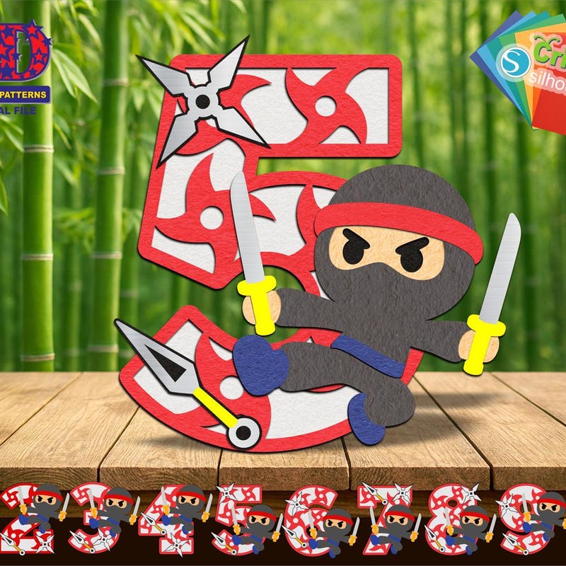Ninja Numbers - Etsy