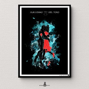 The Shape of the Water Inspired Poster, Wall Art, Movie Poster Gift - Digital Download