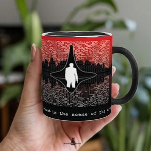 Inception Coffee Mug, Nolan Dream Film Gift, 11oz Black Handle, Mind-Bending Sci-Fi Cup, Leonardo DiCaprio