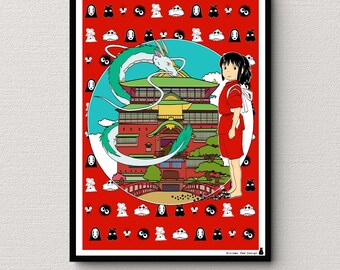 千と千尋の神隠し 2001 ジブリ映画チラシ B5サイズ - Etsy 日本