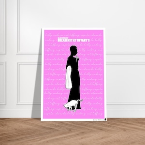 Breakfast at Tiffany&#39;s Minimalist Poster | Iconic Classic Film Art | Sophisticated Decor | Audrey Hepburn Wall art | Digital Download
