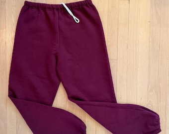 Russell Athletic - Vintage 90s Maroon Drawstring Sweatpants