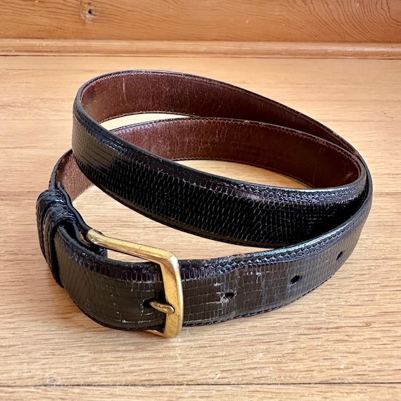 Vintage Lizard Belt Vintage Giorgio main image 2