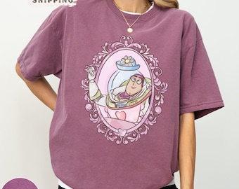 Buzz Lightyear Tee Retro Disney Shirt - Toy Story Nostalgic Graphic, Comfort Colors Cotton, Casual Trendy Gift