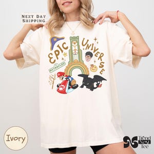 Retro Epic Universe 2025 Comfort Colors Shirt, Retro Family Park Trip Tee, Orlando Vacation Group Shirt, Universal Theme Park Tee