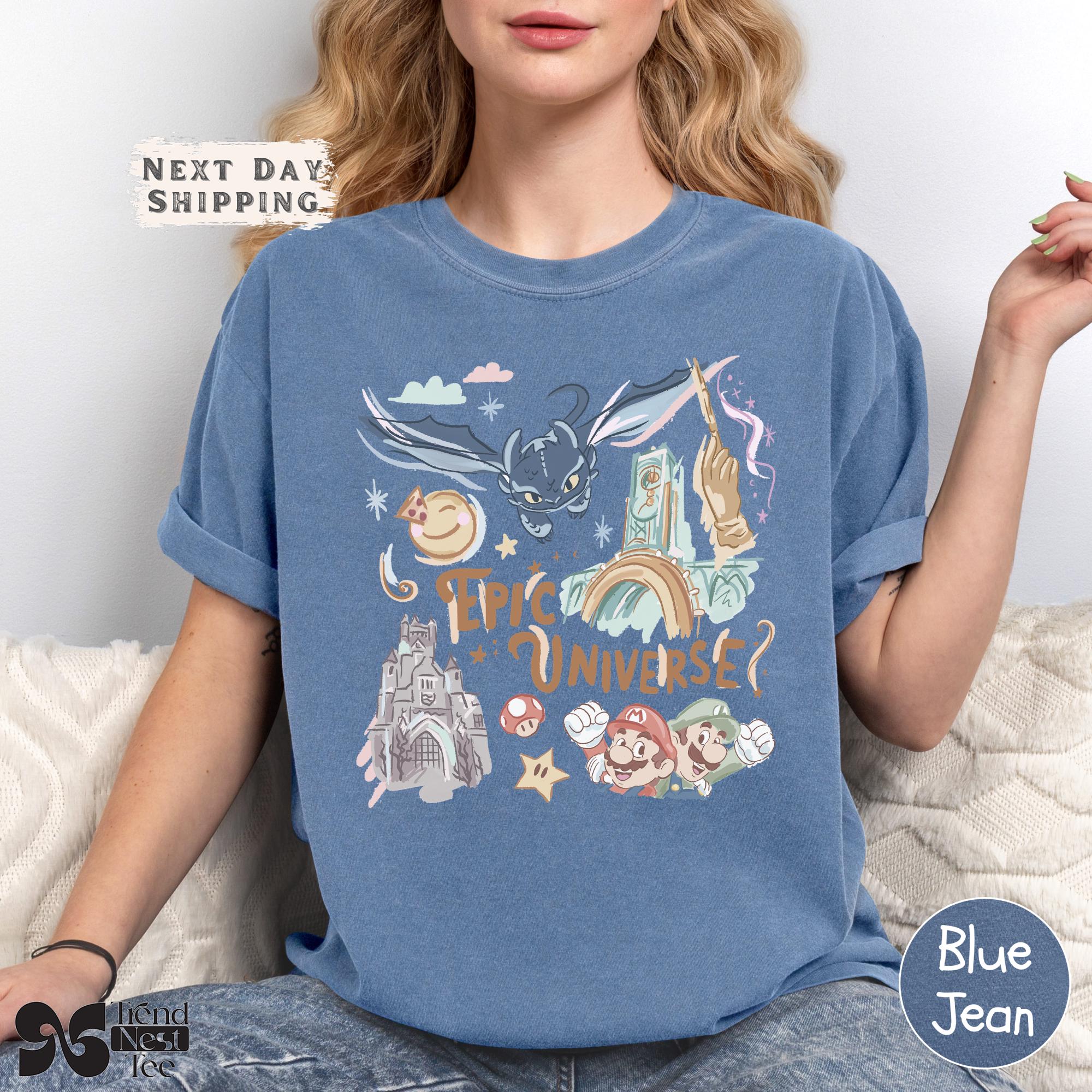 Orlando Epic Universe Shirt Comfort Colors, Family Theme Park Trip Tee 2025, Mario Brothers Shirt, Magic Kingdom Vacation Shirt Gift