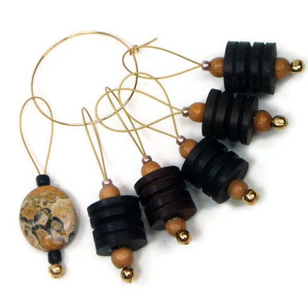 From the Forest Knitting Stitch Markers Beaded