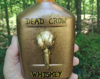 Dead Crow Whiskey Bottle