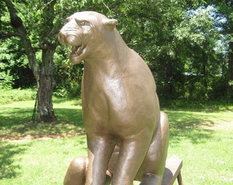 Cougar/Mountain Lion Mascot Statue