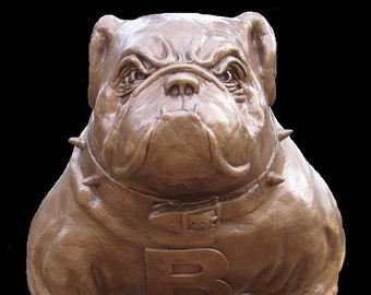 Bulldog Mascot Statue ... English Bulldog Body Style