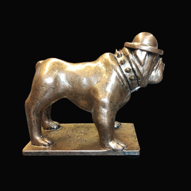 NEW SGT Crusher ... Personalized Bulldog Mascot Figurine Trophy/Award image 2