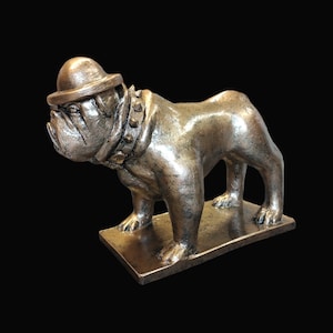 NEW SGT Crusher ... Personalized Bulldog Mascot Figurine Trophy/Award image 1