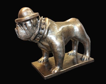 NEW! SGT Crusher ... Personalized Bulldog Mascot Figurine Trophy/Award