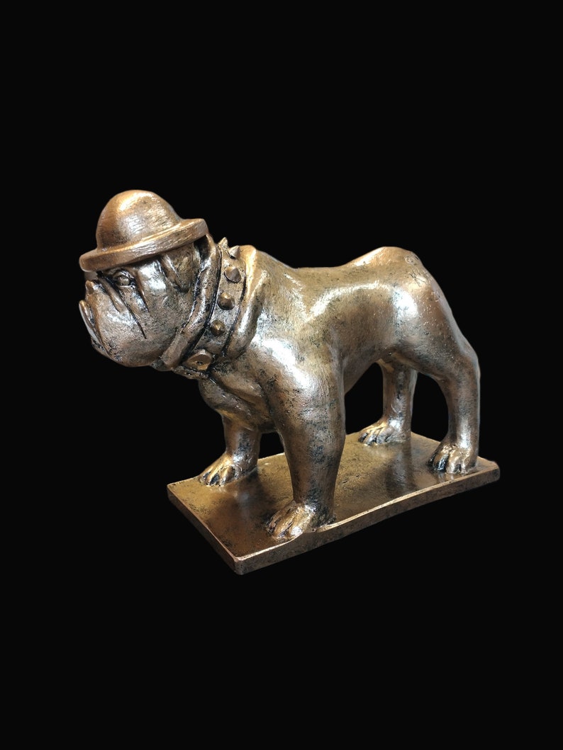 NEW SGT Crusher ... Personalized Bulldog Mascot Figurine Trophy/Award image 1