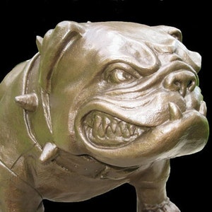 No Trespassin&#39; ... English Bulldog Mascot Trophy/Award