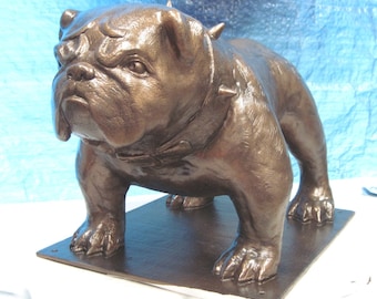 Bruiser ... English Bulldog Mascot Trophy/Award