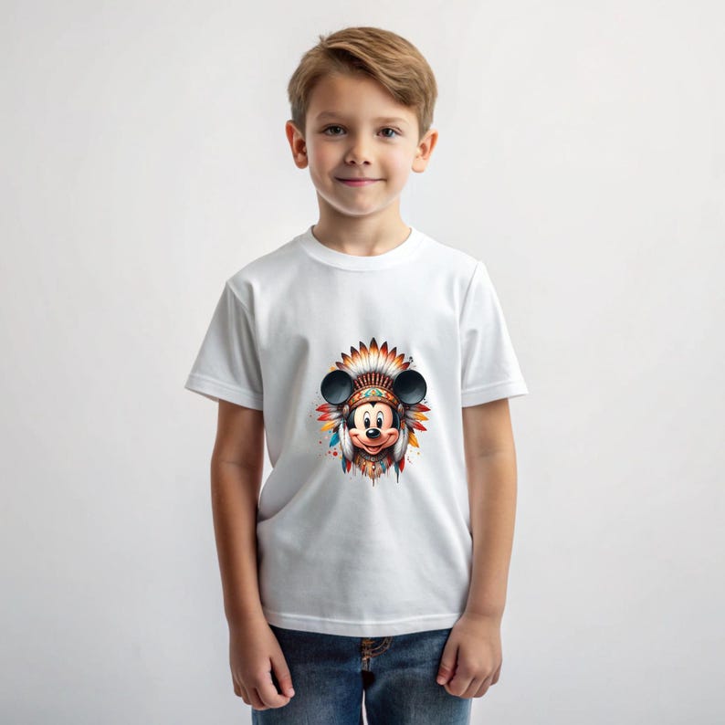 Indian Mickey Mouse 5 PNG-design för sublimering PNG 300 DPI högupplöst PNG-t-shirtmugg Tumpler-mus indisk design bild 7