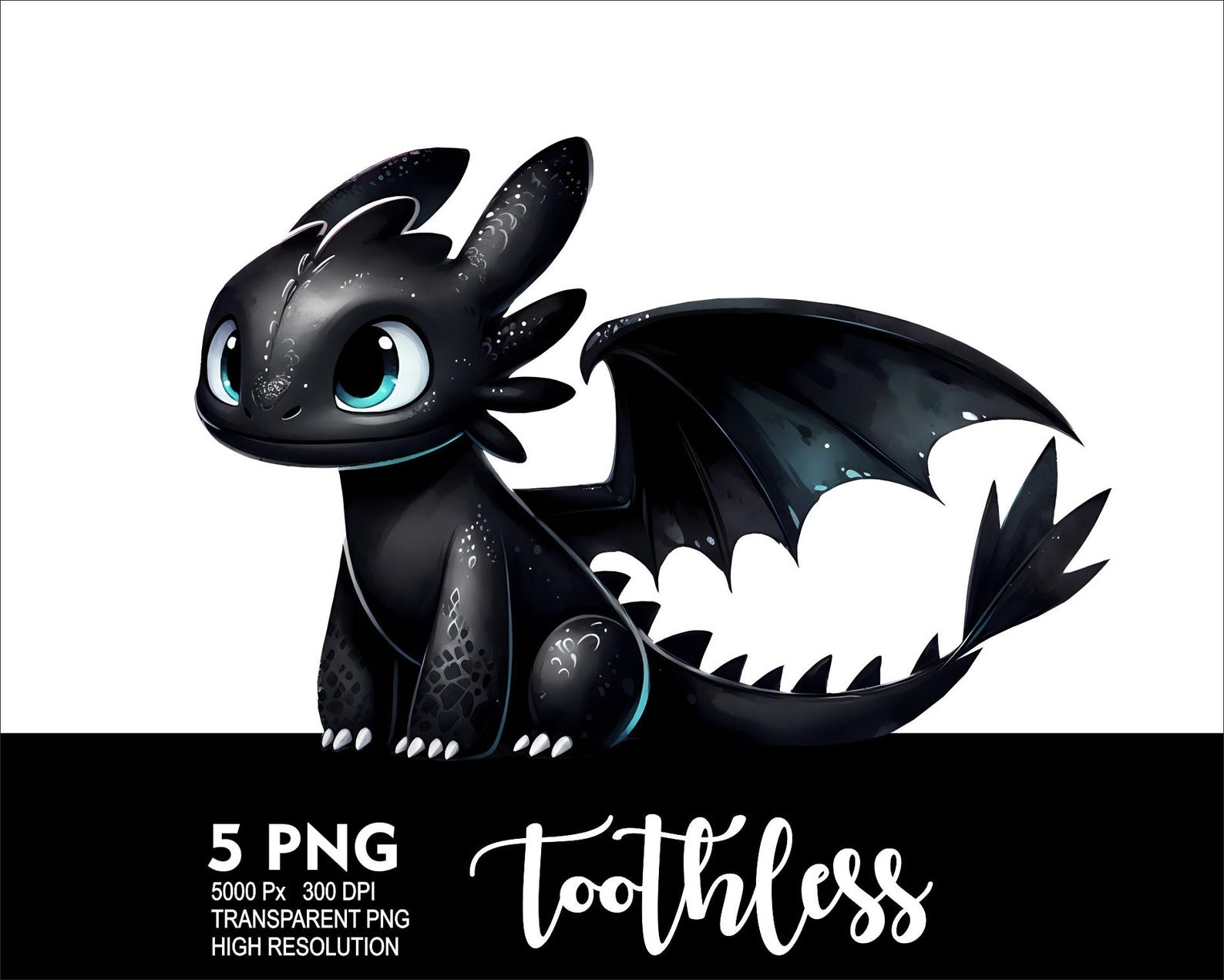 Cartoon Toothless Night Fury Clipart 5 PNG Toothless Design for ...