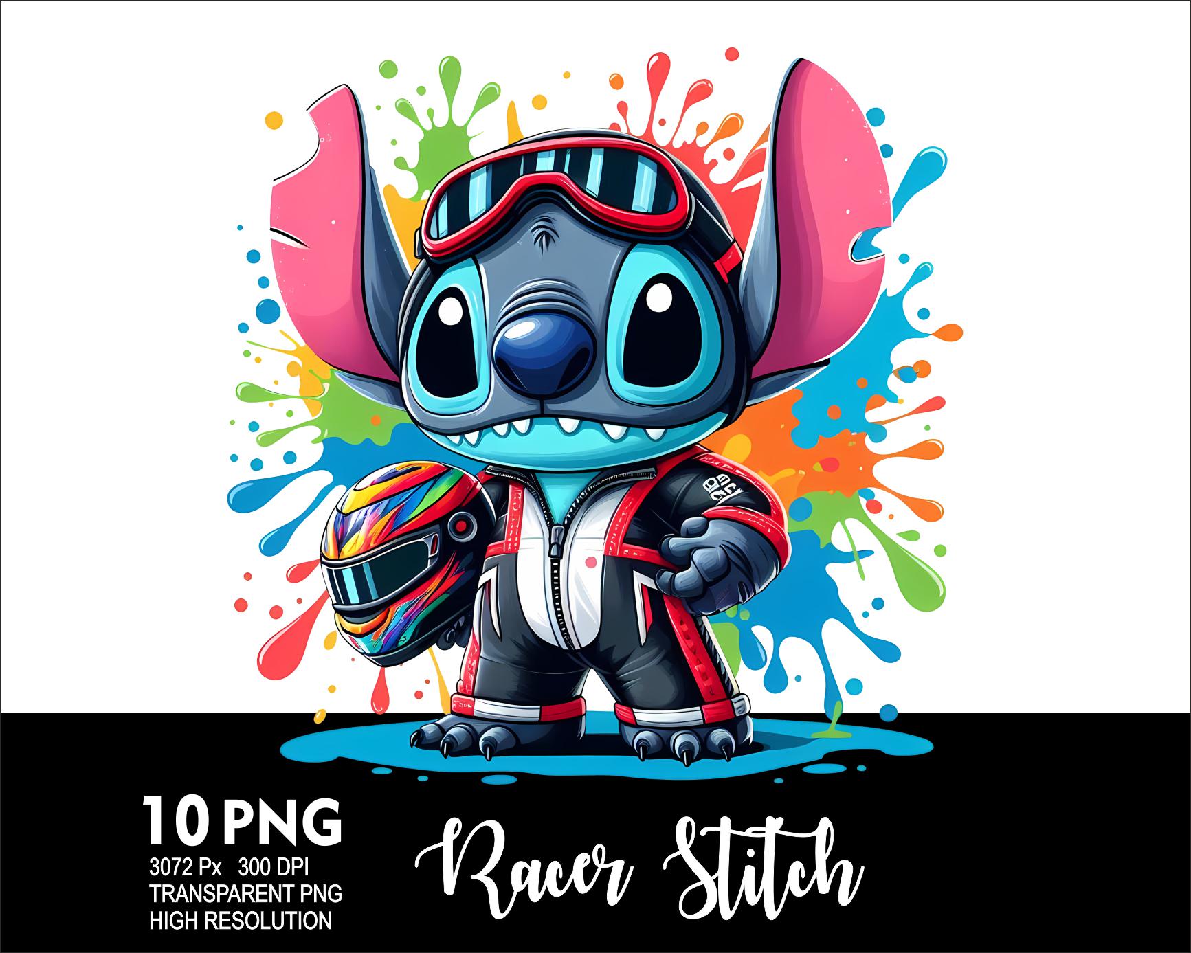 Stitc Racing Deviantart Racer Stitch 10 PNG Design for Sublimation Png 300DPI High Resolution ...
