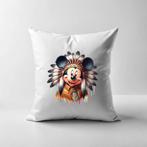 Indian Mickey Mouse 5 PNG-design för sublimering PNG 300 DPI högupplöst PNG-t-shirtmugg Tumpler-mus indisk design bild 9