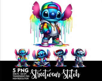 StreetWear Stitch 5 PNG Design for Sublimation Png 300DPI High Resolution Png Tshirt Mug Tumpler Stitch StreetWear Png Design