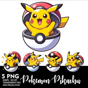 Cartoon Baby Pikachu 5 PNG Pikachu Design for Sublimation Png 300DPI High Resolution Png Tshirt Mug Tumpler