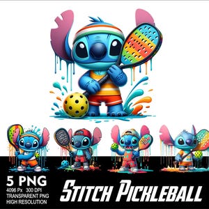 Pickleball-steek 5 png-ontwerp Splash-kleur sublimatie png 300 DPI hoge resolutie png-t-shirtmok Tumpler-steek pickleball-ontwerp