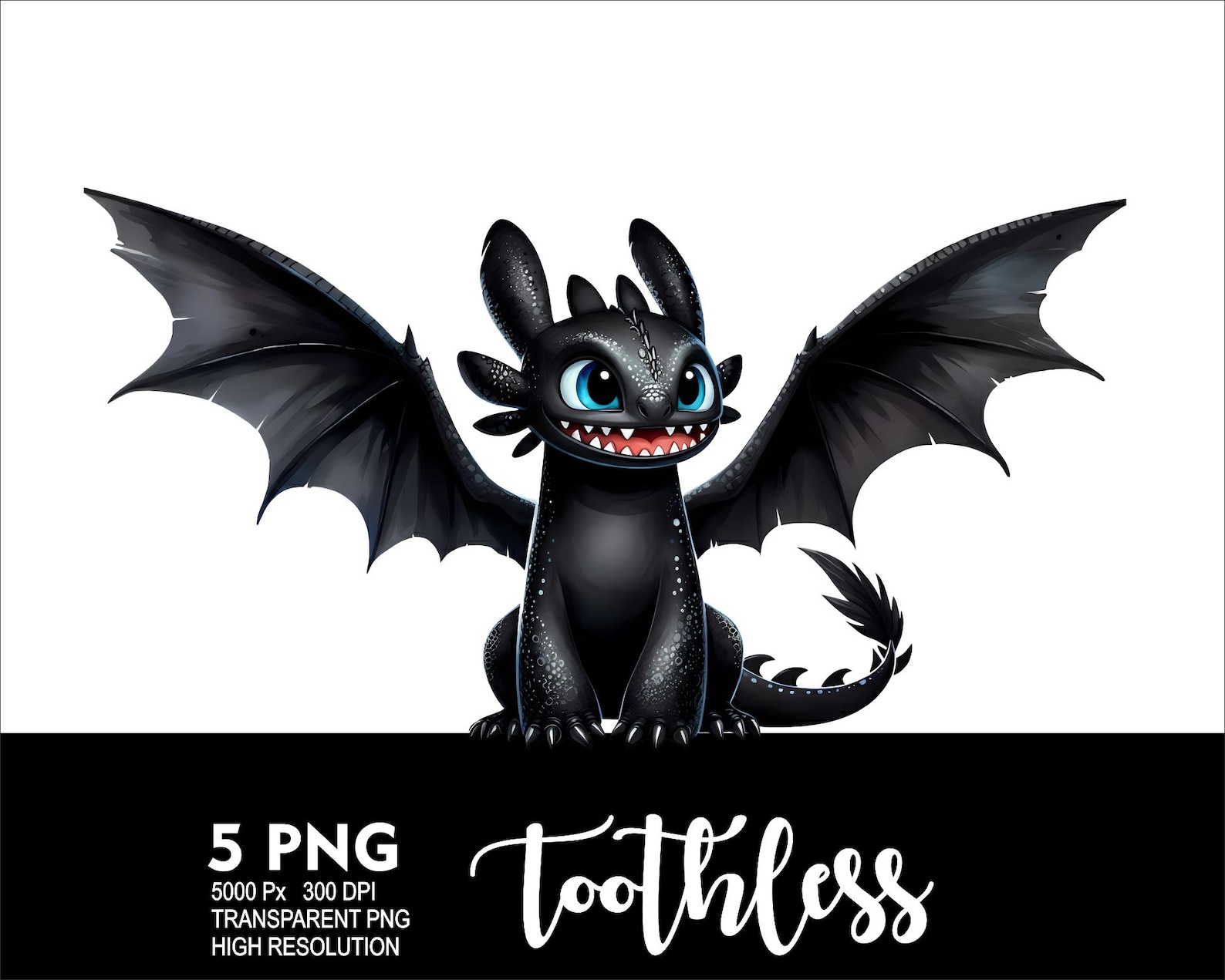 Toothless High Resolution Cartoon Toothless Night Fury Clipart 5 PNG Toothless Design for ...