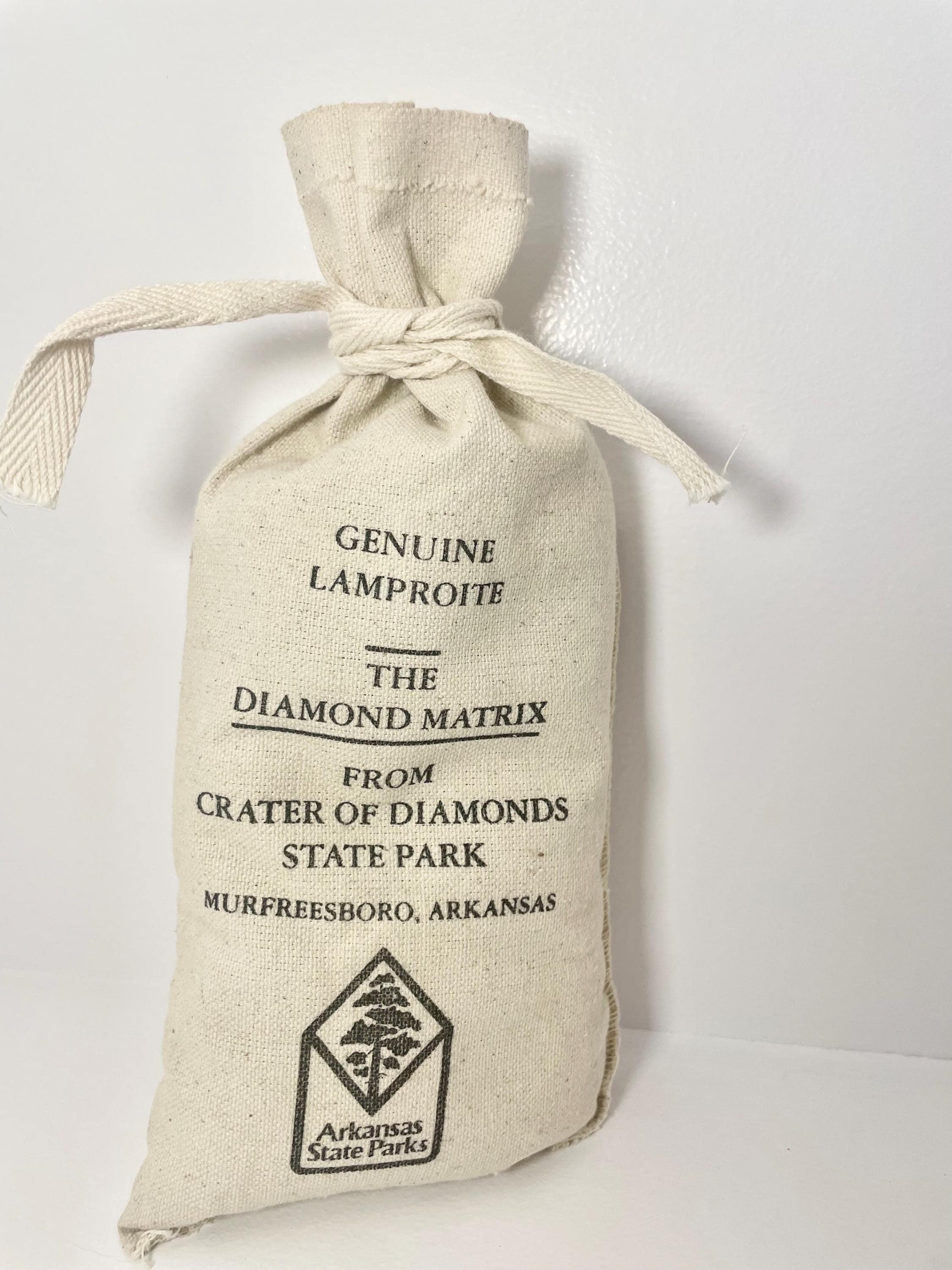 Crater of Diamonds Unsearched Gravel Bag - Souvenir Bag of