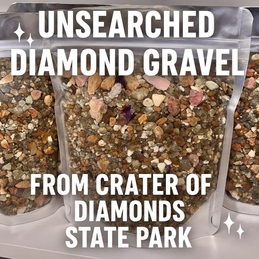 Precious Stones Diamond Mine State Park Crater Of Diamonds Gravel