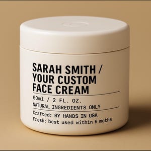 Custom Face Cream | Personalized Skin Care Blend | Handmade to Your Skin & Scent | Read Description