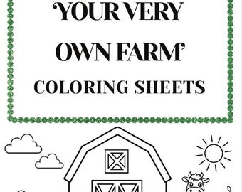 2nd Farm Animal Coloring Pages for Kids: Fun Printable Sheets (Digital Download)