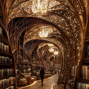 Books Book Tunnel Library iPhone 15, 14, 13, 12, 11, X, XS, Pro Max Samsung Galaxy 24, 23, 22, 21 Card Holder Flip Wallet Phone Case