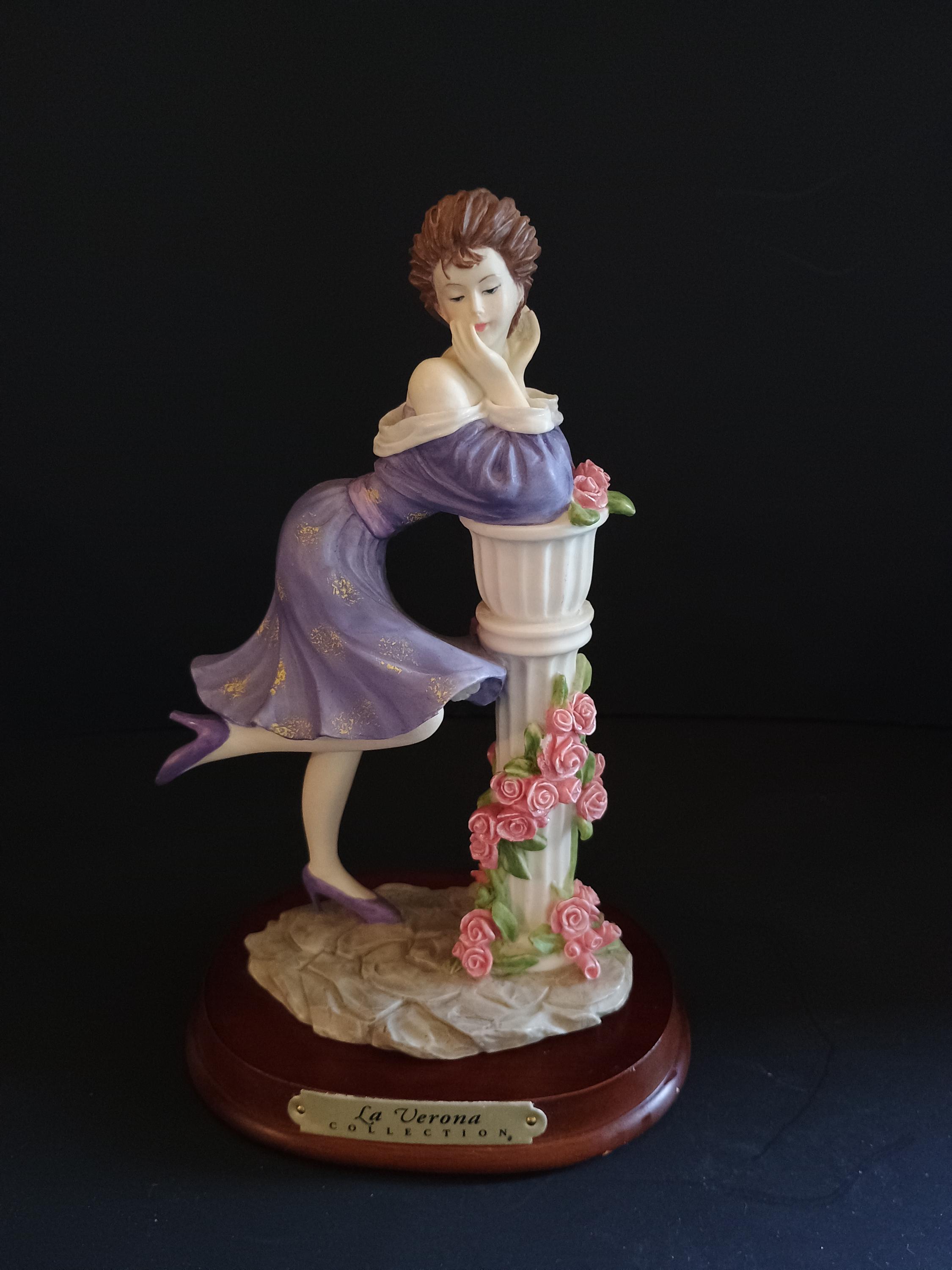 Vintage La Verona Collection 'flirty Lady' Figurine - Etsy