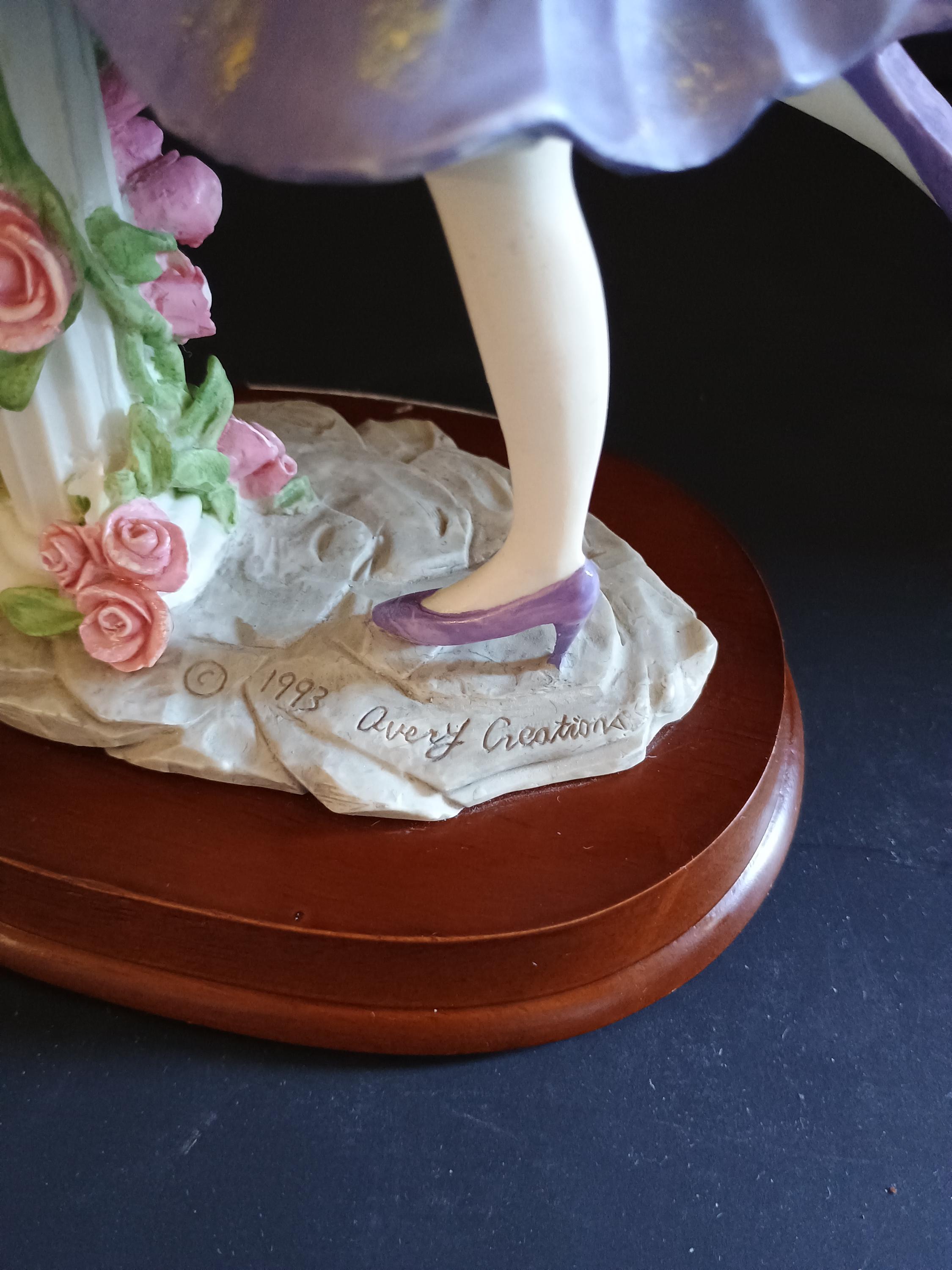 Vintage La Verona Collection 'flirty Lady' Figurine - Etsy