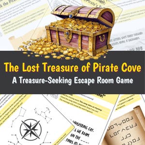 Escape Room Game for Kids – DIY Printable Game Kit | Birthday Party Game | Party Games & Supplies | Kids Puzzles | At Home Fun