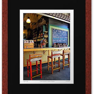New Orleans Photography, 8x10 in Digital download, French Quarter, French Market Cajun Cafe Sandra L Russell Photography image 2