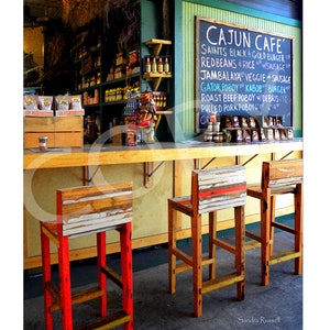 New Orleans Photography, 8x10 in Digital download, French Quarter, French Market &quot;Cajun Cafe&quot;  Sandra L Russell Photography