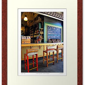 New Orleans Photography, 8x10 in Digital download, French Quarter, French Market Cajun Cafe Sandra L Russell Photography image 3