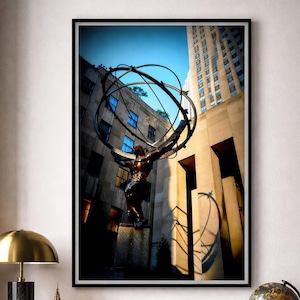 Rockefeller Center Atlas Statue Fine Art Photography NYC New York