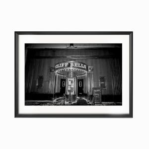 Cliff Bells Jazz Club Detroit Black and White Fine Art Photograph Print by Photographer Janna Coumoundouros