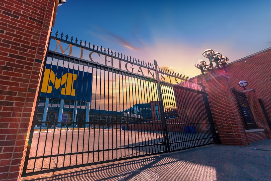 Gate Mi Michigan Stadium Gates University of Michigan Ann Arbor Fine Art ...