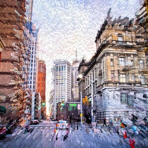 Congress St  Detroit  Energy Series Digital Art by Artist Janna Coumoundouros Lilacpop Studio