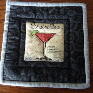Cosmopolitan Recipe Pot Holder