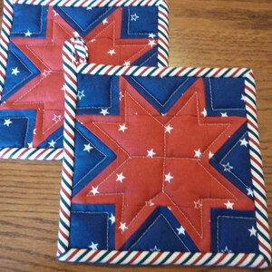 Stars, Stars, Stars Pot Holder Pair