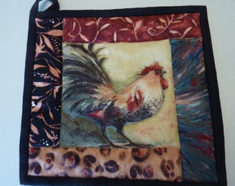 Rustic Rooster Pot Holder