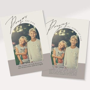 Armor of God Prayer Card Personalized Printable Gift Ephesians 6 Prayer ...
