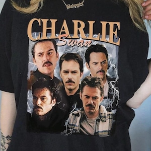 Vintage Charlie Swan 90s Graphic Style T-shirt, Retro Charlie Swan Tee, Charlie Swan Sweatshirt, Team Charlie Shirt, Twilight Saga Gifts