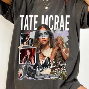 Tate McRae Concert T-shirt, Miss Possessive Tour 2025 Tate McRae Shirt, Tate McRae Merch, Tate McRae Tour Shirt, Tate McRae Fans Gift Shirt
